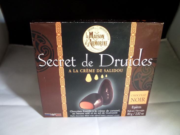 Chocolats Secrets de Druides Noir 80g