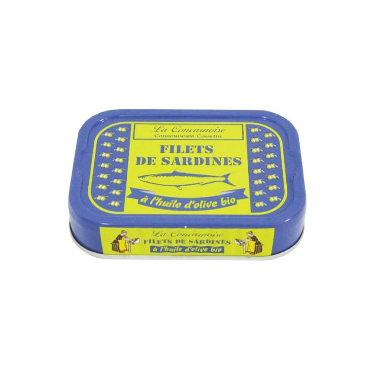 Filets de sardines à l'huile d'olive bio 115g
