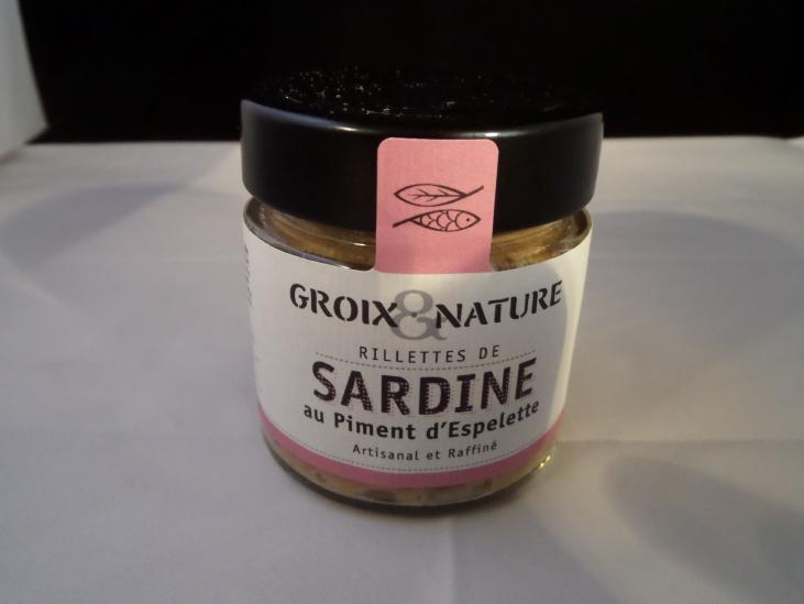 Rillettes de Sardine au piment d'Espelette 100g GROIX